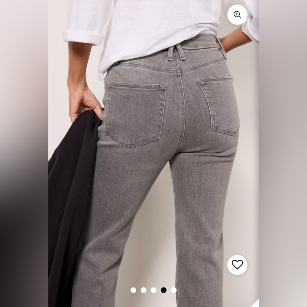 Good American Good Curve Straight Women's Jeans.  Color: Black 336. NWT Size 8 - Picture 4 of 5